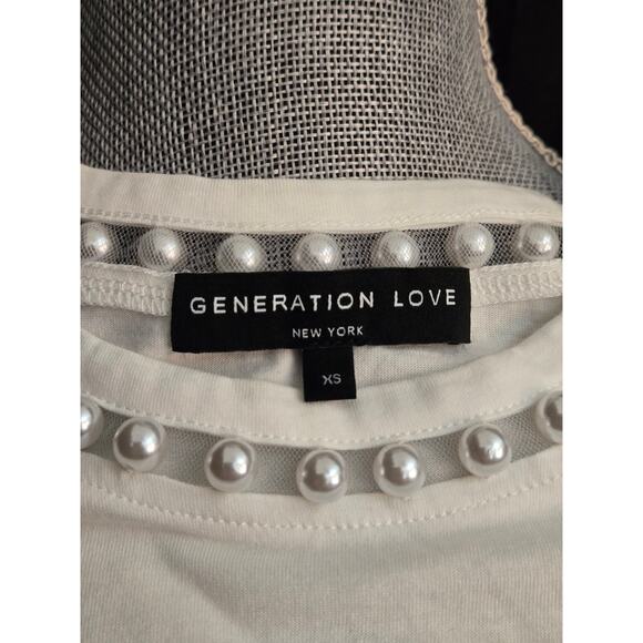 NWOT Generation Love Long Sleeve Pearl Top, Size XS - Picture 7 of 9
